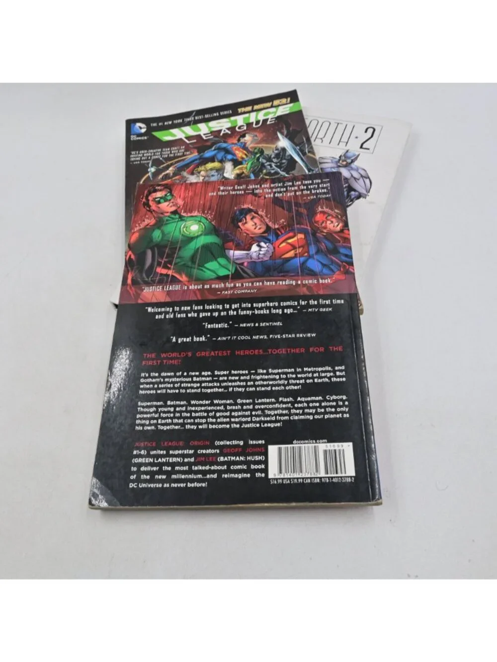 DC Comics New 52 Justice League Of America Graphic Novel Lot of 4 Volumes